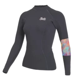 Mystic Lunar L/S Vest Neoprene 2mm Women Rash Guard -SkatePro Sales Store mystic lunar l s vest neoprene 2mm women rash guard ty 1