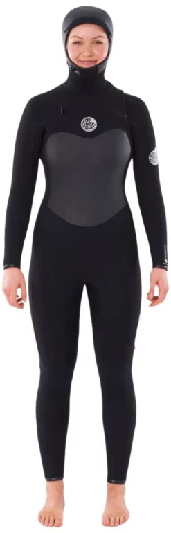 Rip Curl Flashbomb 6mm Hooded Chestzip Womens Wetsuit -SkatePro Sales Store rip curl flashbomb 6mm hooded chestzip womens wetsuit 1