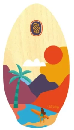 Wood 37 Skimboard